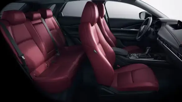 2023-mazda-cx-30-red-interior