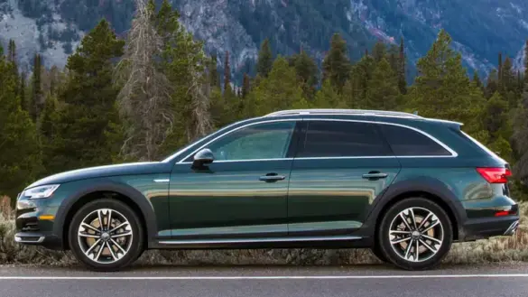 audi-a4-allroad-sidelong-green