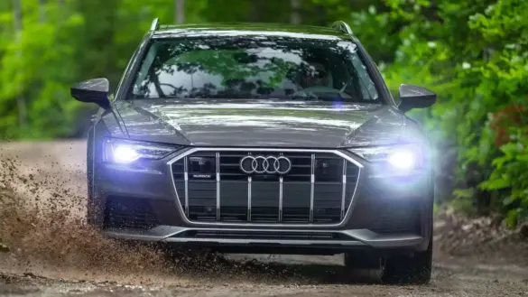 gray-audi-a6-allroad-off-road-driving-front