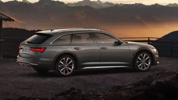 gray-audi-a6-allroad-overhead-right-rear